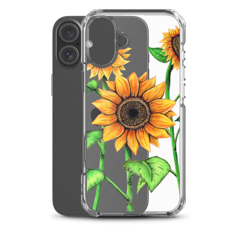 Sunflowers Clear Case for iPhone® - Martin K Designs