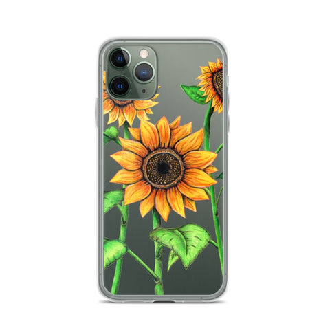 Sunflowers Clear Case for iPhone® - Martin K Designs