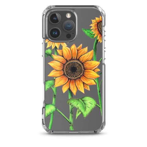 Sunflowers Clear Case for iPhone® - Martin K Designs