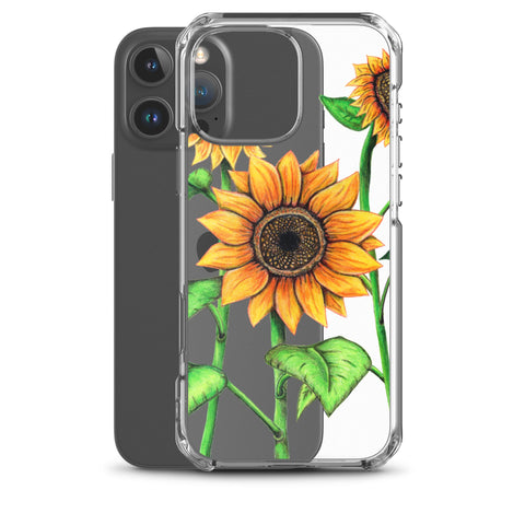 Sunflowers Clear Case for iPhone® - Martin K Designs