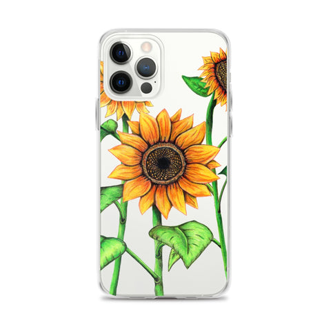 Sunflowers Clear Case for iPhone® - Martin K Designs