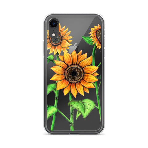 Sunflowers Clear Case for iPhone® - Martin K Designs