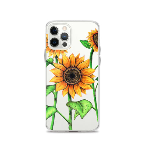 Sunflowers Clear Case for iPhone® - Martin K Designs