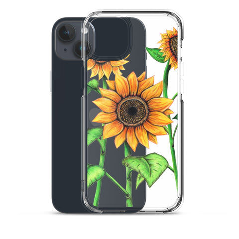 Sunflowers Clear Case for iPhone® - Martin K Designs