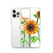 Sunflowers Clear Case for iPhone® - Martin K Designs