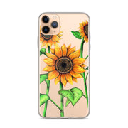 Sunflowers Clear Case for iPhone® - Martin K Designs