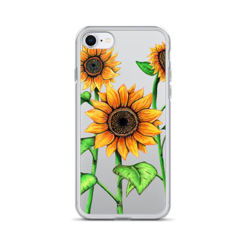 Sunflowers Clear Case for iPhone® - Martin K Designs