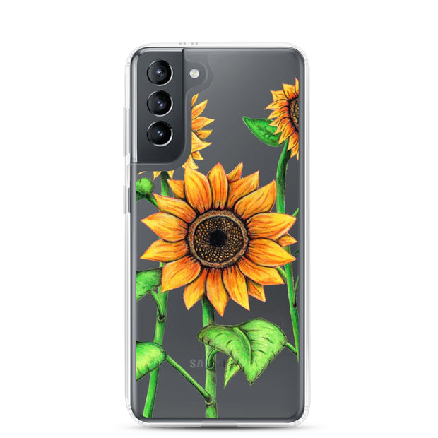 Sunflowers Clear Case for Samsung® - Martin K Designs