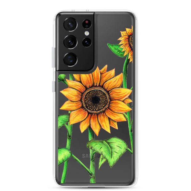 Sunflowers Clear Case for Samsung® - Martin K Designs