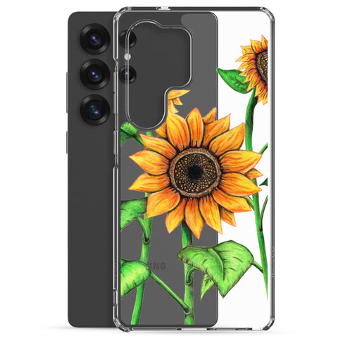 Sunflowers Clear Case for Samsung® - Martin K Designs