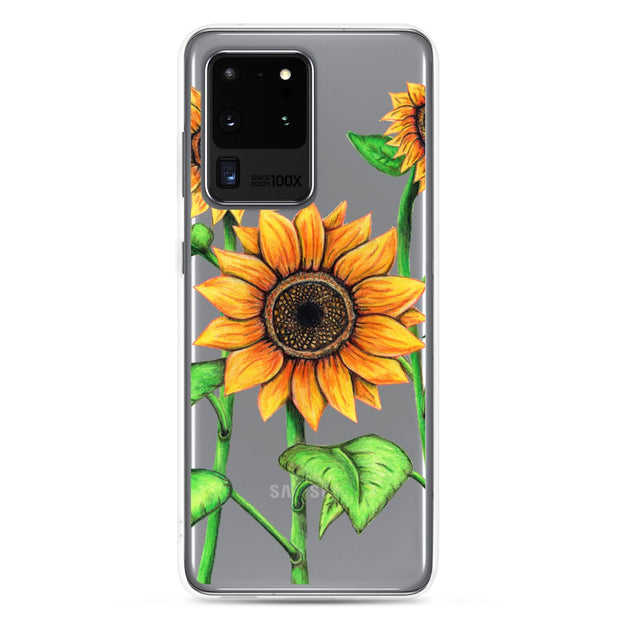 Sunflowers Clear Case for Samsung® - Martin K Designs