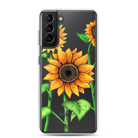 Sunflowers Clear Case for Samsung® - Martin K Designs