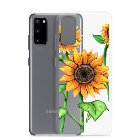 Sunflowers Clear Case for Samsung® - Martin K Designs