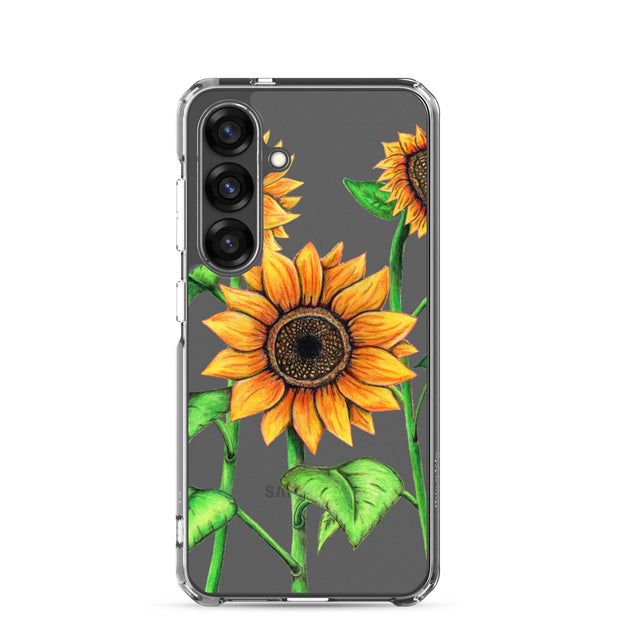Sunflowers Clear Case for Samsung® - Martin K Designs