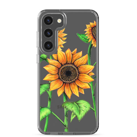 Sunflowers Clear Case for Samsung® - Martin K Designs