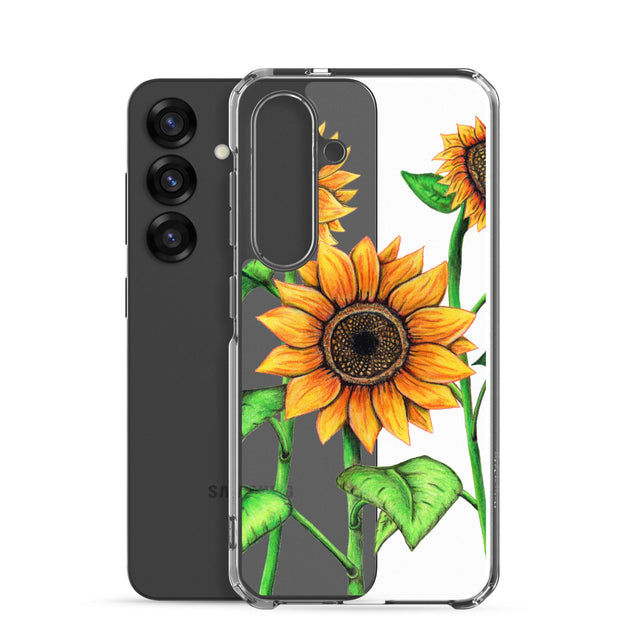 Sunflowers Clear Case for Samsung® - Martin K Designs
