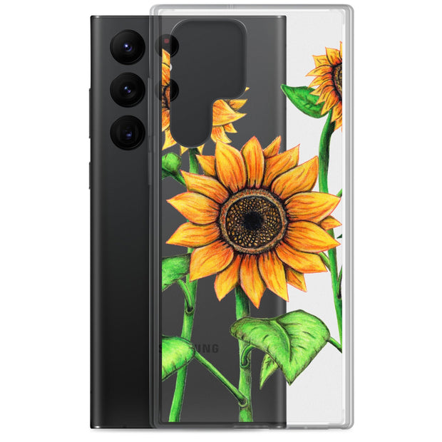Sunflowers Clear Case for Samsung® - Martin K Designs