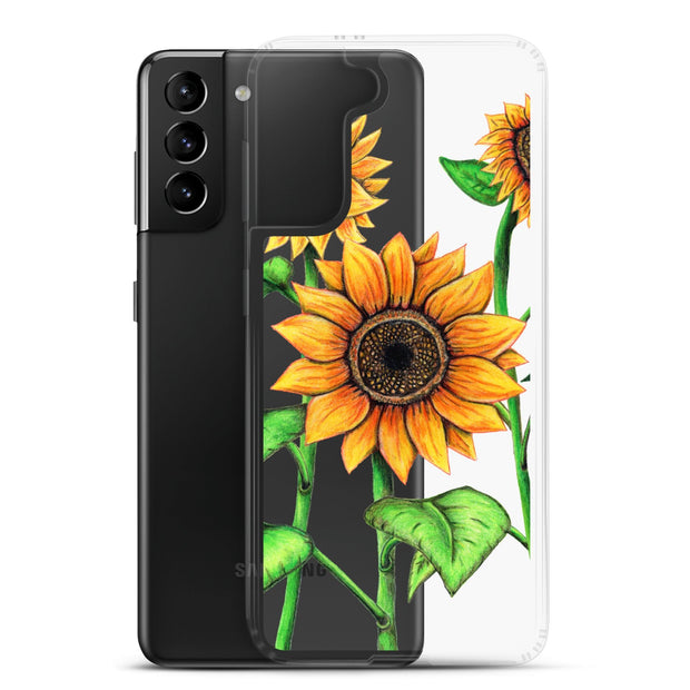 Sunflowers Clear Case for Samsung® - Martin K Designs