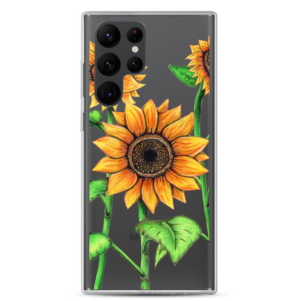 Sunflowers Clear Case for Samsung® - Martin K Designs