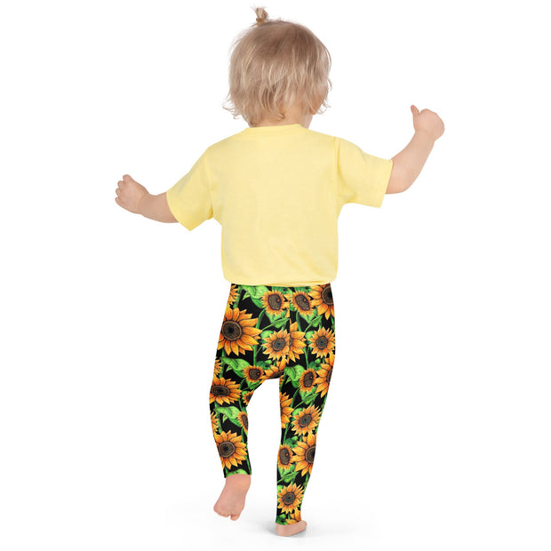 Sunflowers Kid's Leggings - Martin K Designs