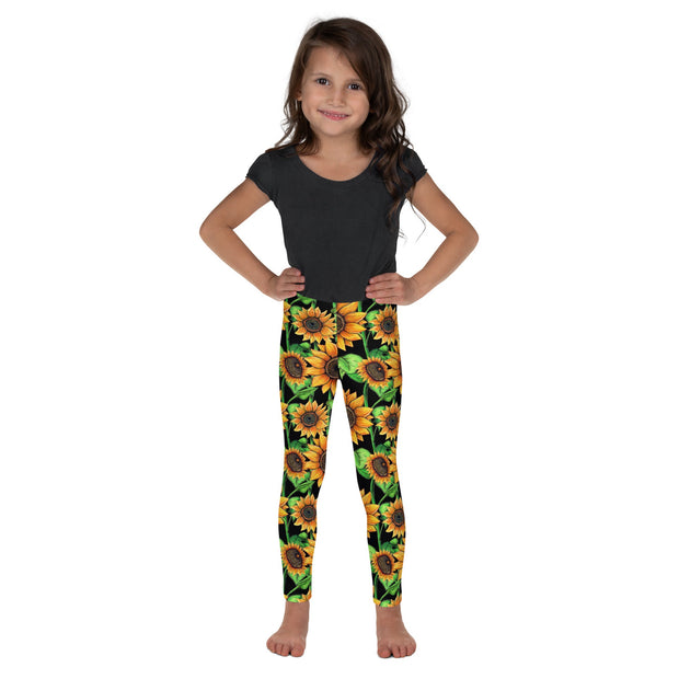 Sunflowers Kid's Leggings - Martin K Designs