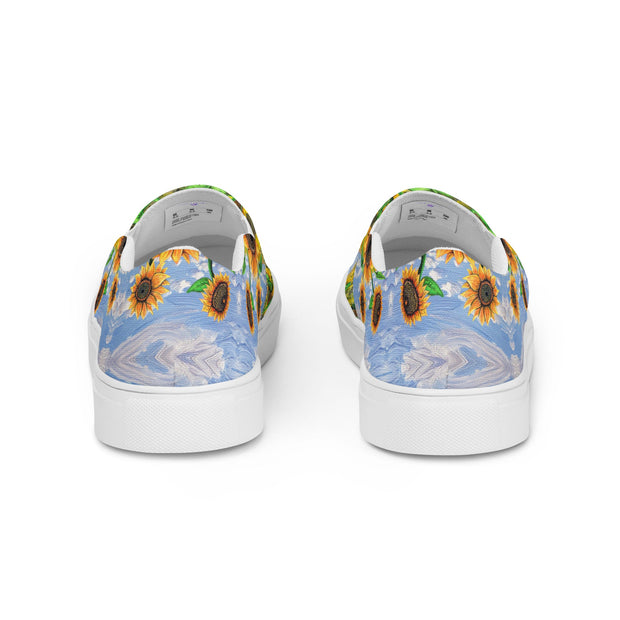 Sunflowers women’s slip - on canvas shoes - Flowstate Apparel