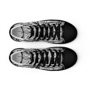 Surfs Up! Mandala Men’s high top canvas shoes - Martin K Designs