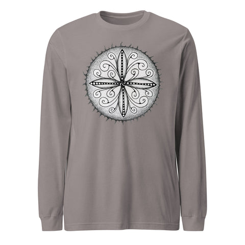 Surfs Up! Mandala Unisex Long Sleeve Tee - Martin K Designs