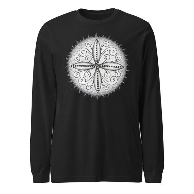 Surfs Up! Mandala Unisex Long Sleeve Tee - Martin K Designs