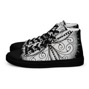 Surfs Up Mandala Women’s high top canvas shoes - Martin K Designs