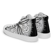 Surfs Up Mandala Women’s high top canvas shoes - Martin K Designs