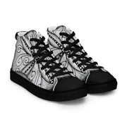 Surfs Up Mandala Women’s high top canvas shoes - Martin K Designs