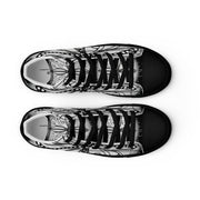 Surfs Up Mandala Women’s high top canvas shoes - Martin K Designs