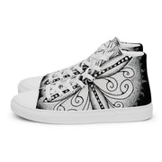Surfs Up Mandala Women’s high top canvas shoes - Martin K Designs