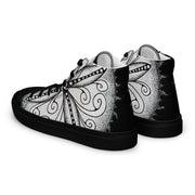 Surfs Up Mandala Women’s high top canvas shoes - Martin K Designs