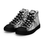 Surfs Up Mandala Women’s high top canvas shoes - Martin K Designs