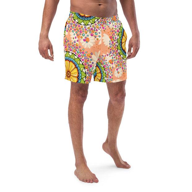 Surrender Mandala Recycled Swim Trunks - Martin K Designs