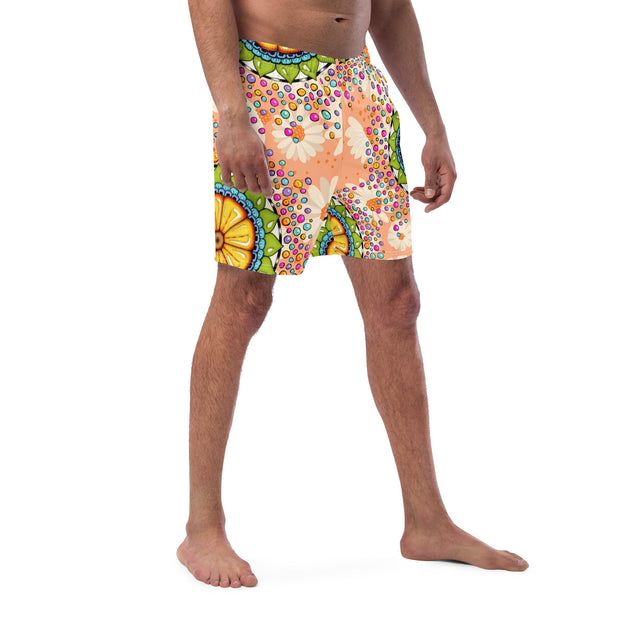 Surrender Mandala Recycled Swim Trunks - Martin K Designs