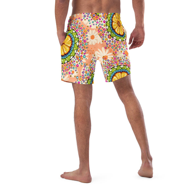Surrender Mandala Recycled Swim Trunks - Martin K Designs