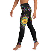 Surrender to Grace High Rise Yoga Leggings with Inside Pocket - Martin K Designs