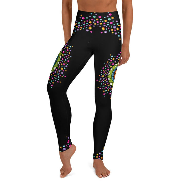 Surrender to Grace High Rise Yoga Leggings with Inside Pocket - Martin K Designs