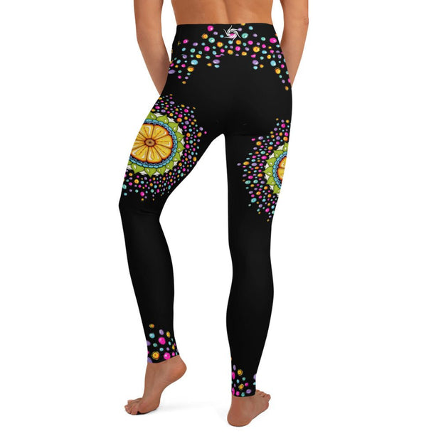 Surrender to Grace High Rise Yoga Leggings with Inside Pocket - Martin K Designs