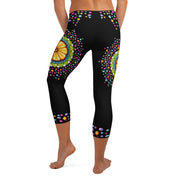 Surrender to Grace Mid Rise Capri Leggings - Martin K Designs