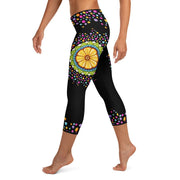 Surrender to Grace Mid Rise Capri Leggings - Martin K Designs