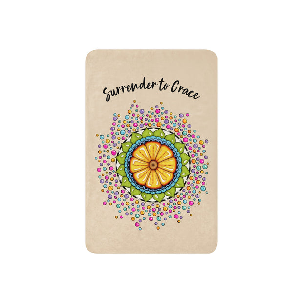 Surrender to Grace Sherpa blanket - Martin K Designs