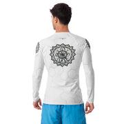 Unconditional Love I Mandala Men's Rash Guard - Martin K Designs
