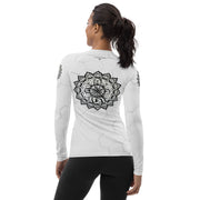Unconditional Love I Mandala Women's Rash Guard - Martin K Designs
