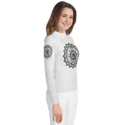 Unconditional Love I Mandala Youth Rash Guard - Martin K Designs