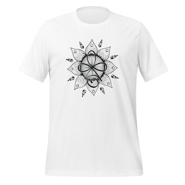 Unconditional Love II Mandala Unisex Eco t-shirt - Martin K Designs