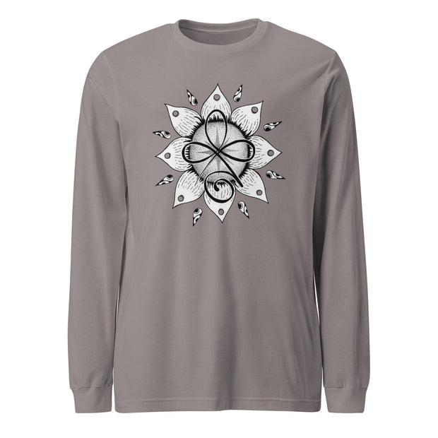 Unconditional Love II Mandala Unisex Long Sleeve Tee - Martin K Designs